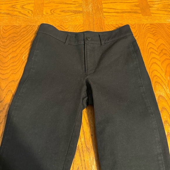 AYR Cropped Skinny Jeans in Black Sz 24 Mid Rise Stretch No Front Pockets Sleek - Picture 5 of 16